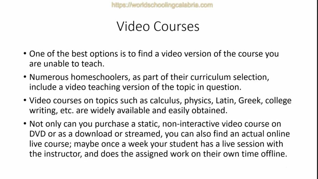 Video 11: How Will My Child Learn Advanced Subjects?