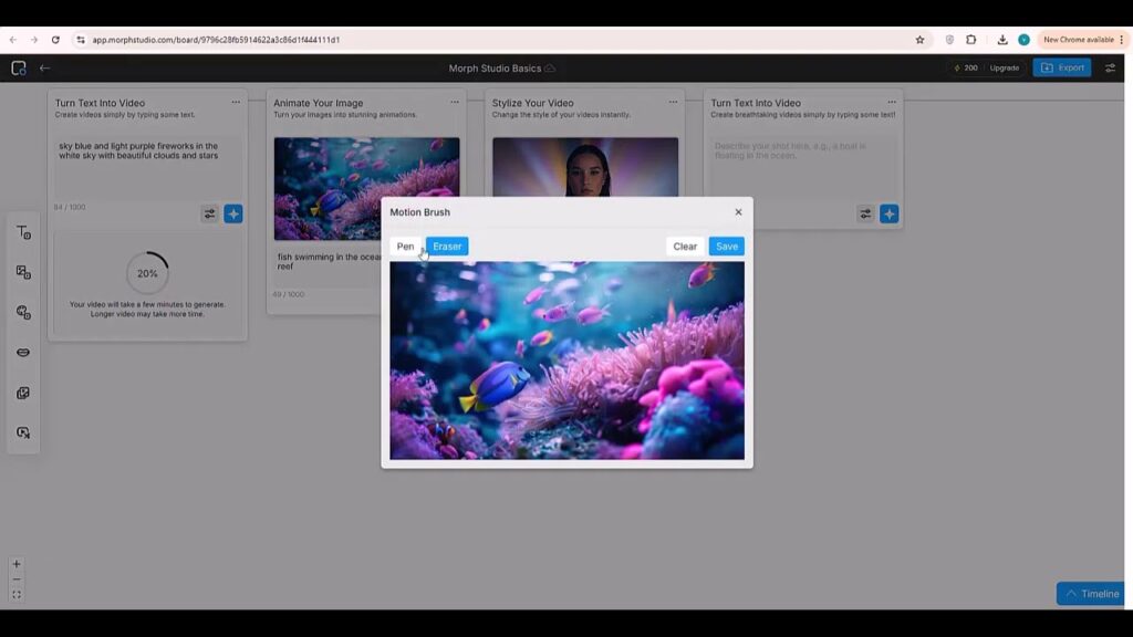 9  How to use the motionbrush feature