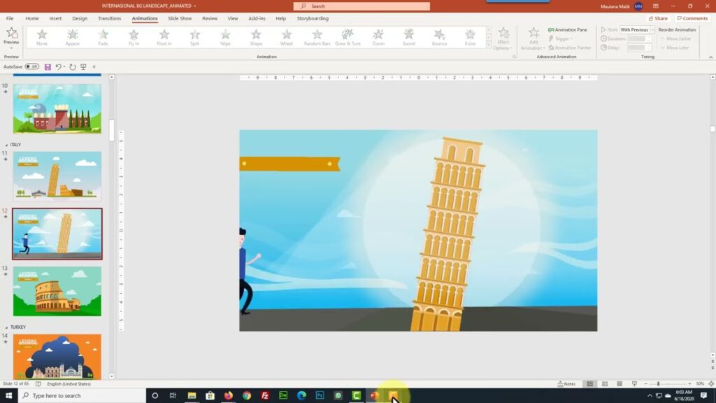 2  Add Animated Characters and custom animation in Any Slide